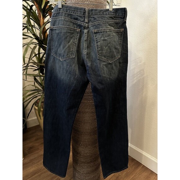 Men’s Daniel Cremieux Jeans‎ Size 33x32 Straight Leg Denim Ripped Relaxed EUC - Picture 5 of 14